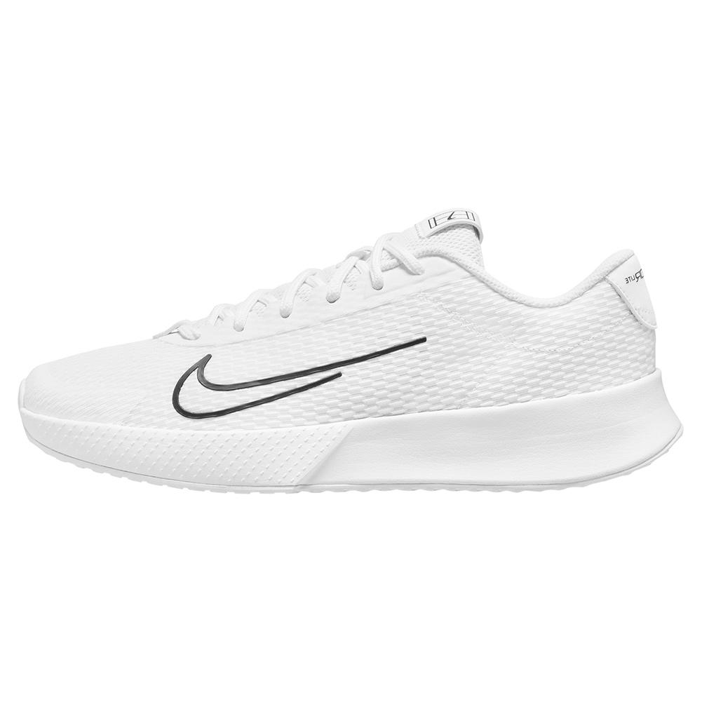 NikeCourt Men`s Vapor Lite 2 Tennis Shoes White and Black
