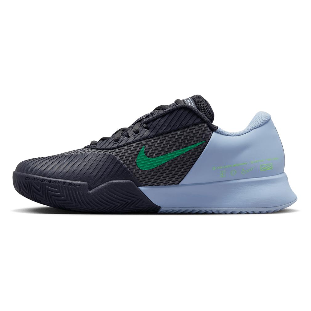 NikeCourt Men`s Air Zoom Vapor Pro 2 Clay Tennis Shoes Gridiron and Stadium  Green