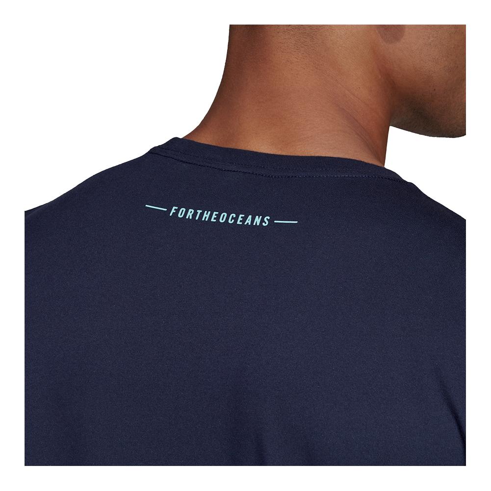 Adidas Men`s Parley Pocket Tennis Tee Legend Ink