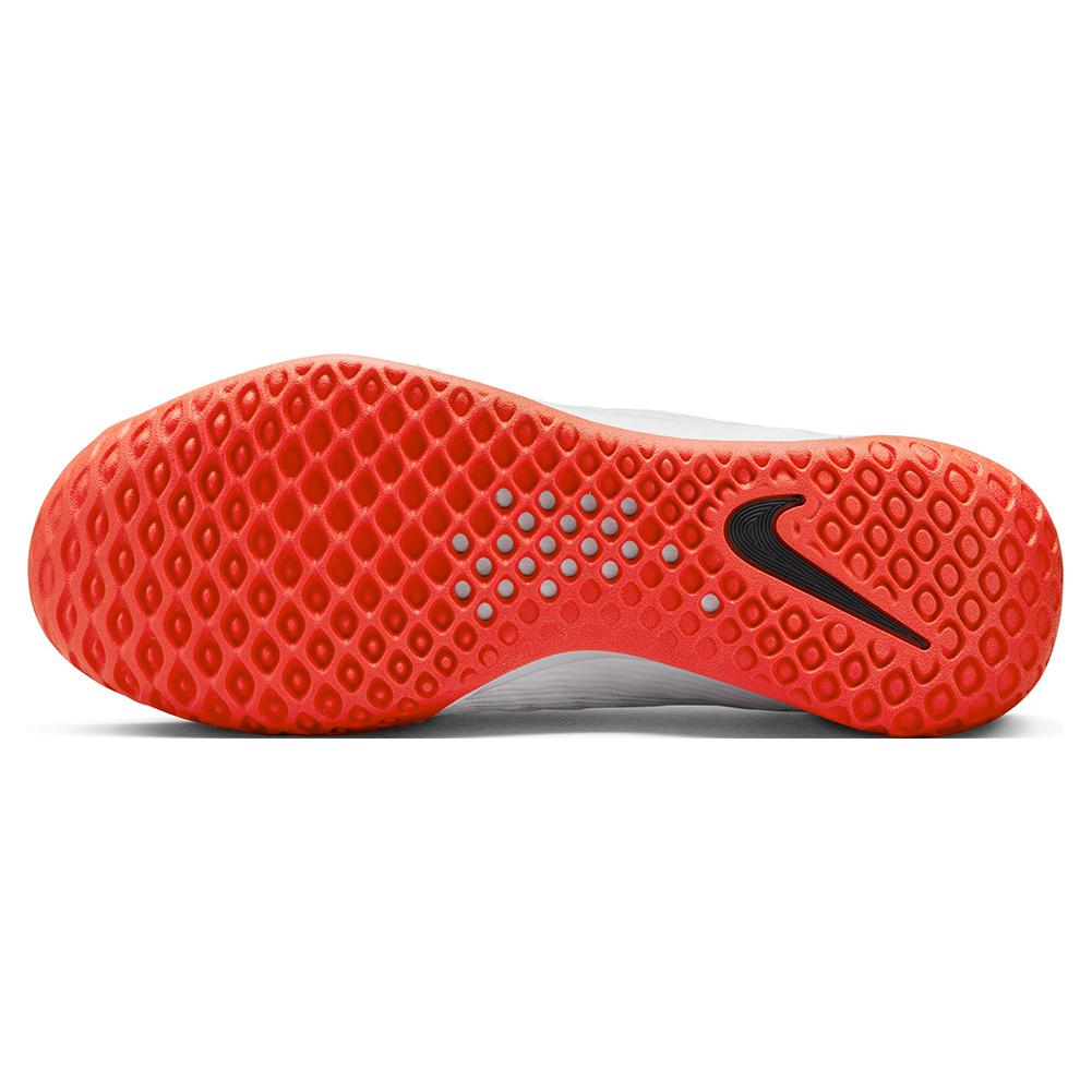NikeCourt Men`s Zoom Court NXT Tennis Shoes White and Red