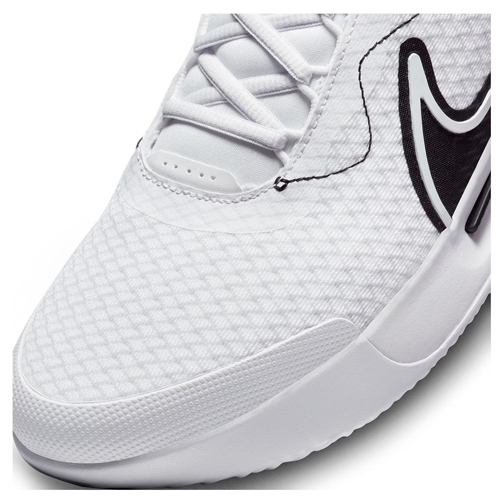 Nike Men`s Zoom Pro Tennis Shoes White and Black