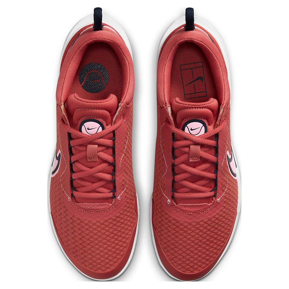 NikeCourt Women`s Zoom Pro Tennis Shoes Adobe and Medium Soft Pink