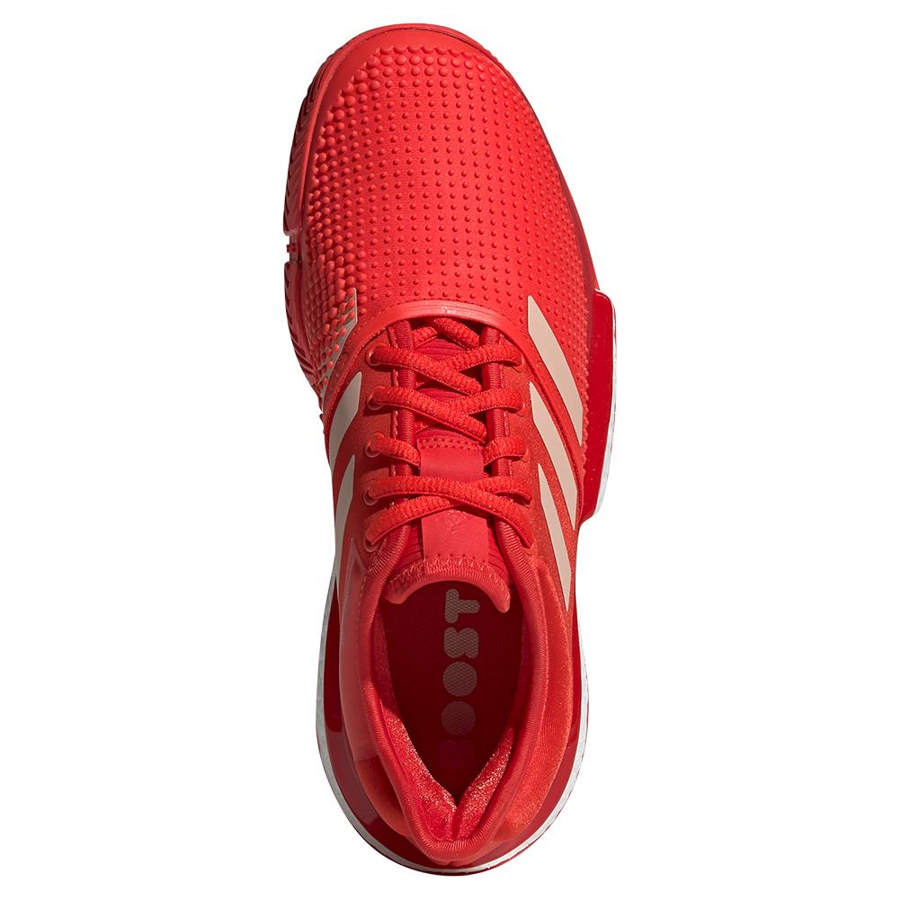 red tennis shoes adidas