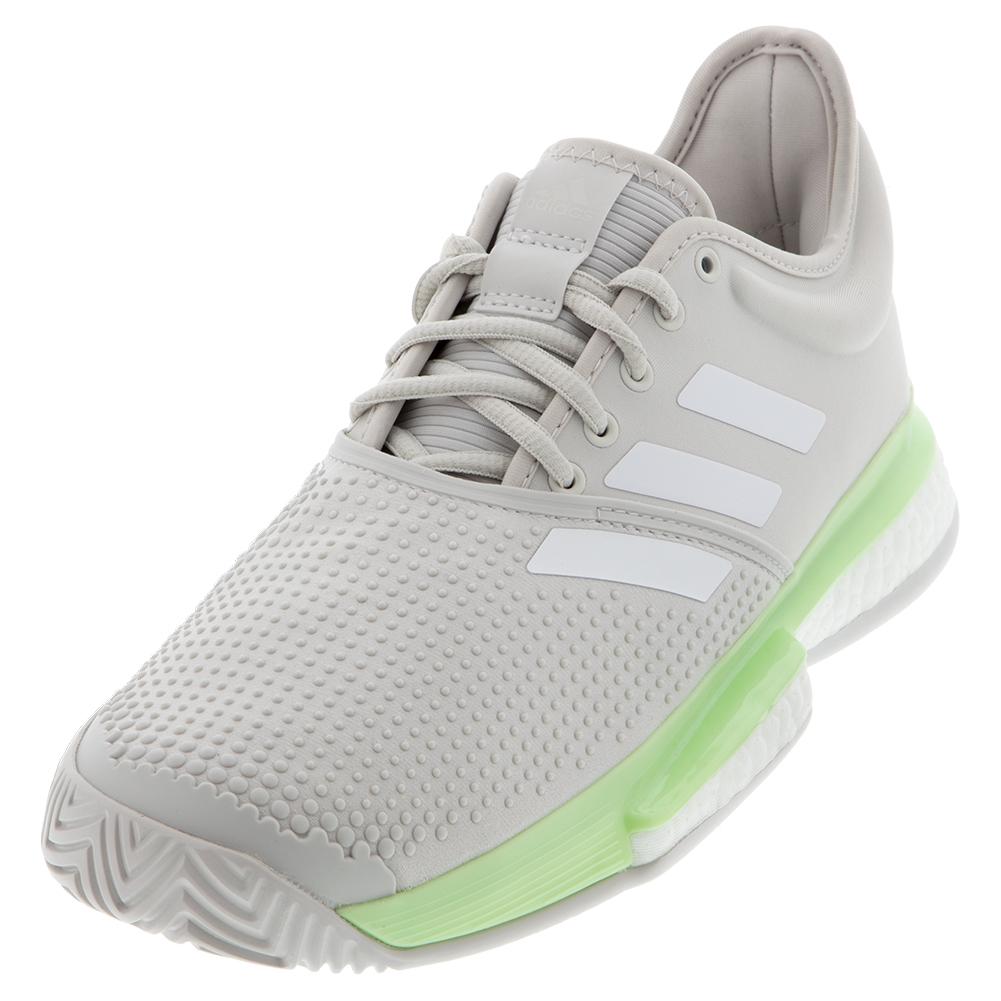 green and white adidas womens