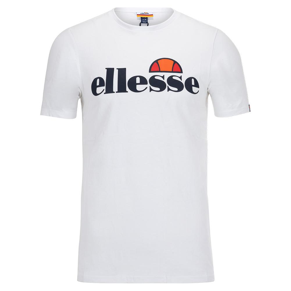 Ellesse Men's SL Prado Tennis Tee in White | Tennis Express