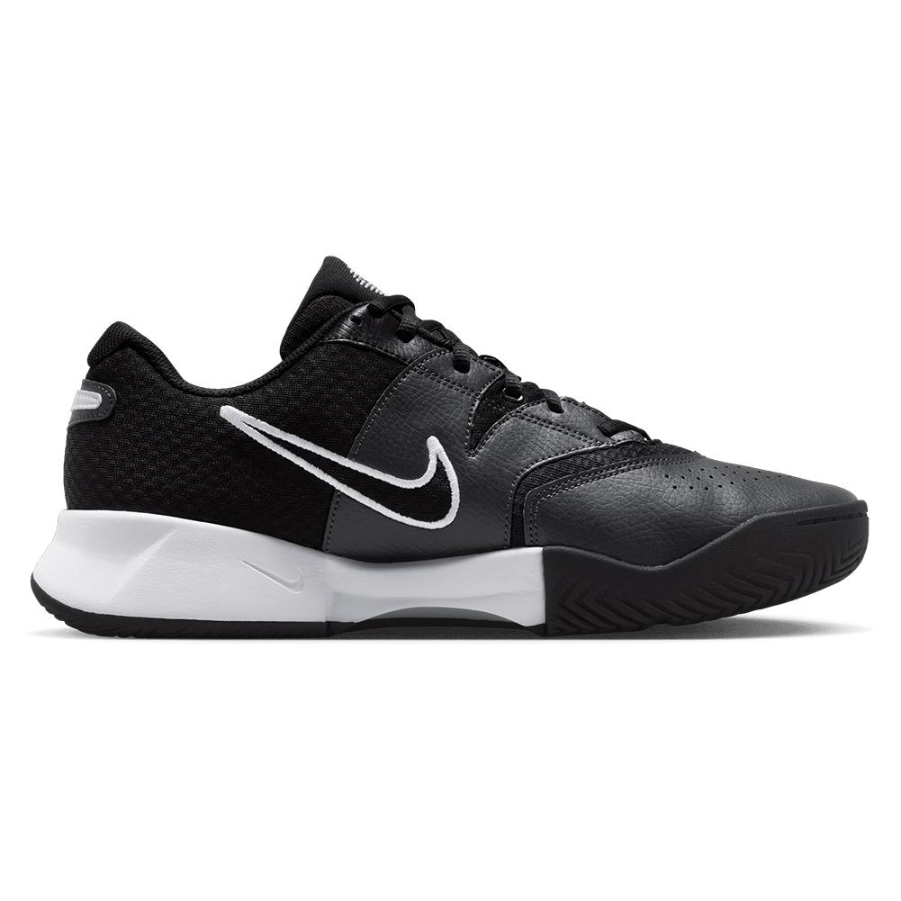 NikeCourt Juniors` Court Lite 4 Tennis Shoes Black and White