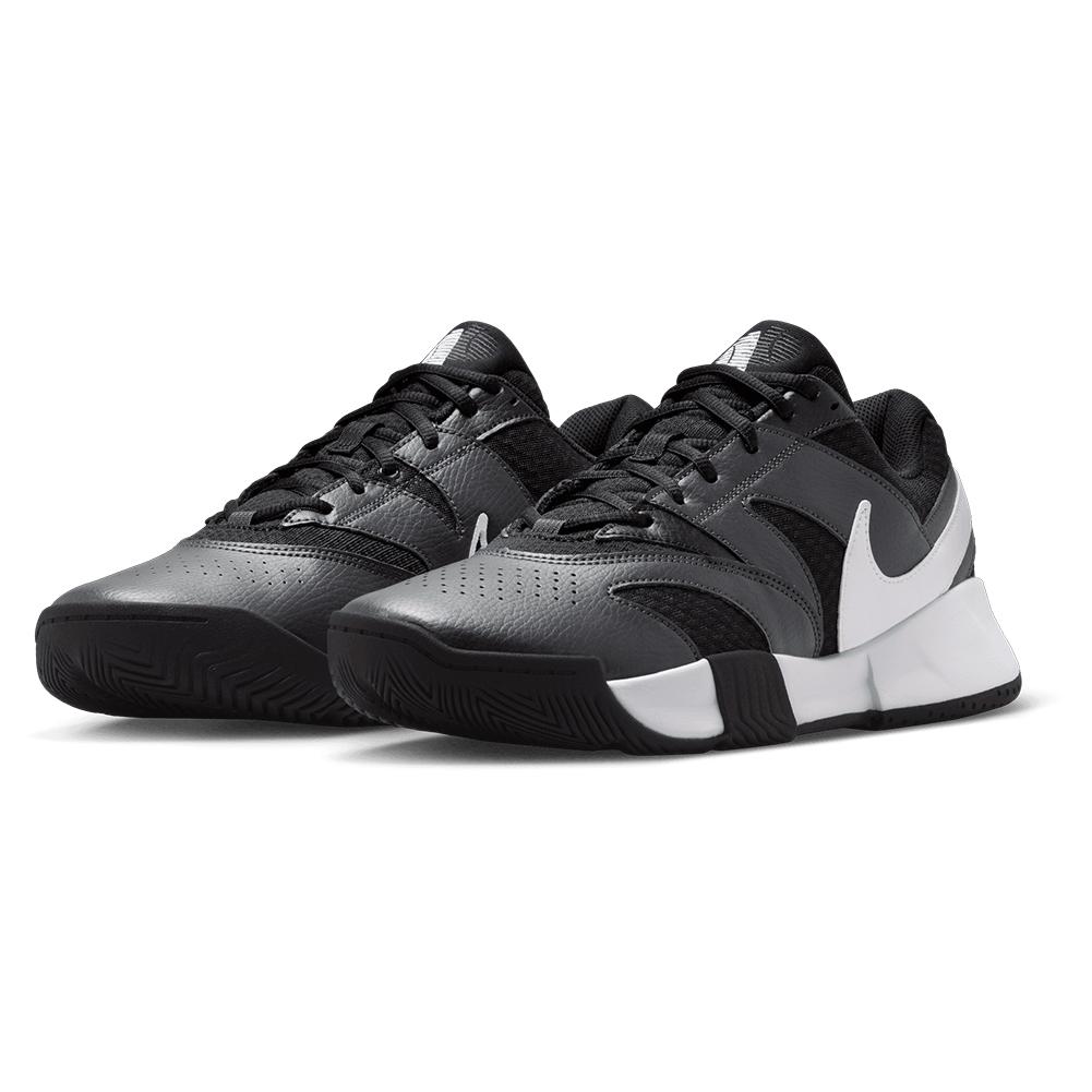 NikeCourt Men`s Court Lite 4 Tennis Shoes Black and White