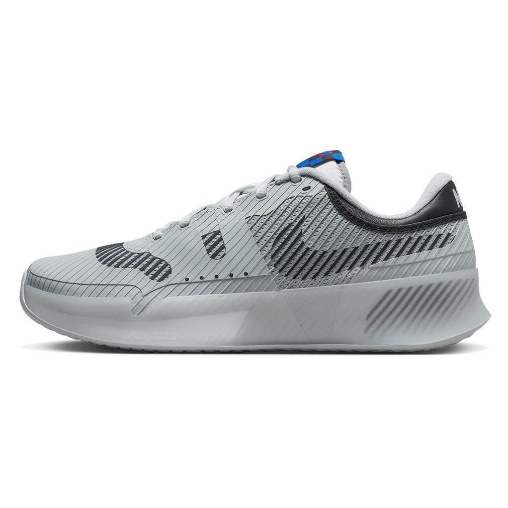 NikeCourt Men`s Air Zoom Vapor 11 Mac Attack Tennis Shoes Light Smoke Grey  and Black