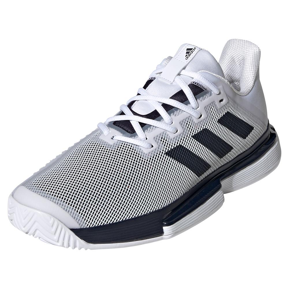 adidas sole match bounce mens tennis shoe