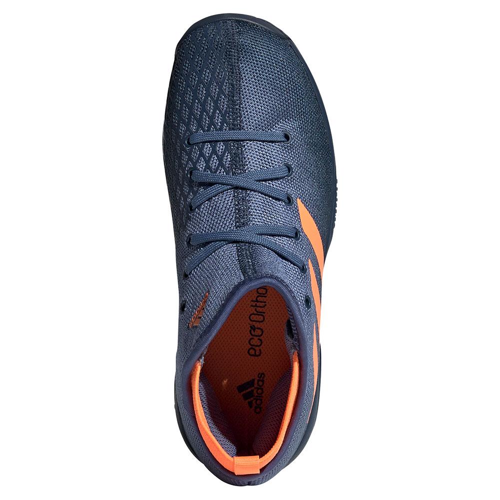 adidas Juniors` Phenom Tennis Shoes Navy & Orange
