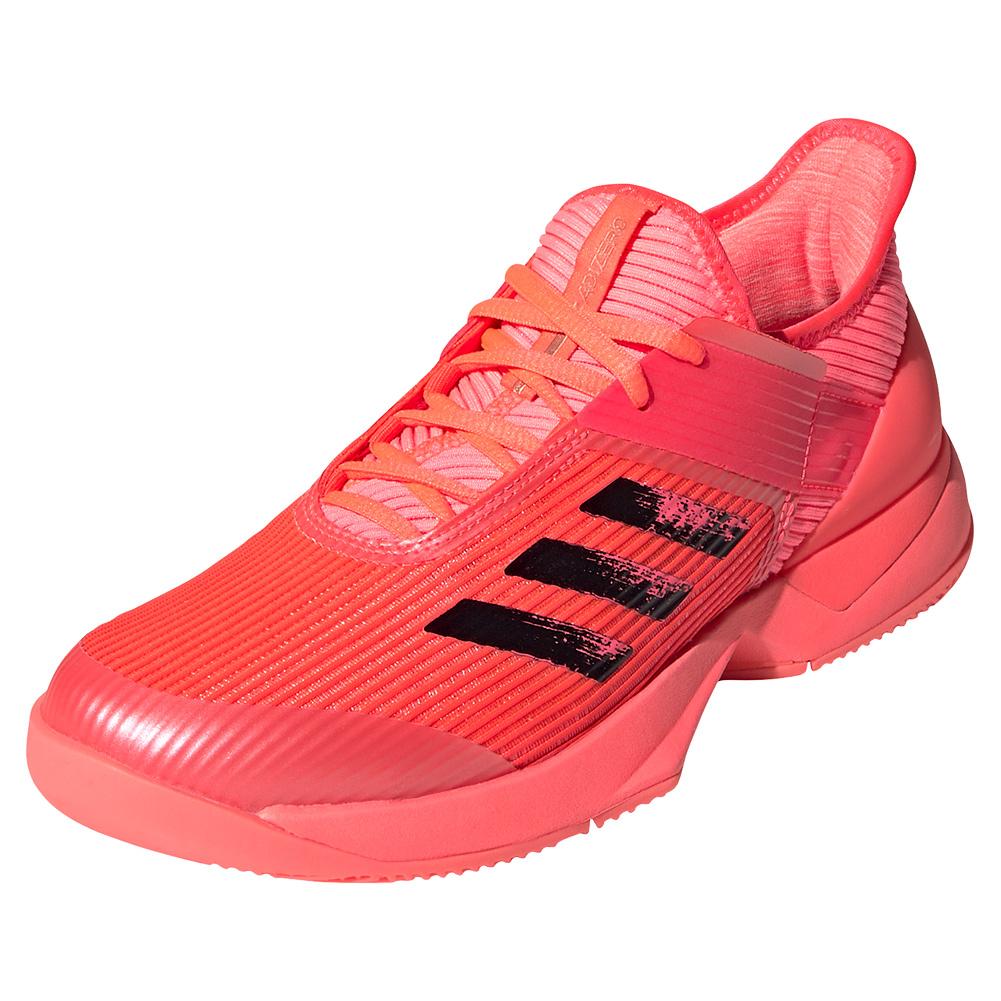 adidas Women`s Adizero Ubersonic 3 Tokyo Tennis Shoes Signal Pink and Black  | Tennis Express | FX1828