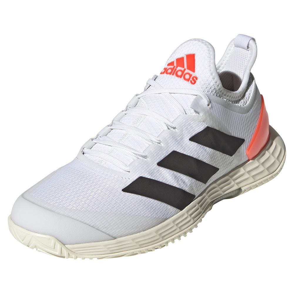 adidas Women`s adizero Ubersonic 4 Tennis Shoes White and Core Black |  Tennis Express