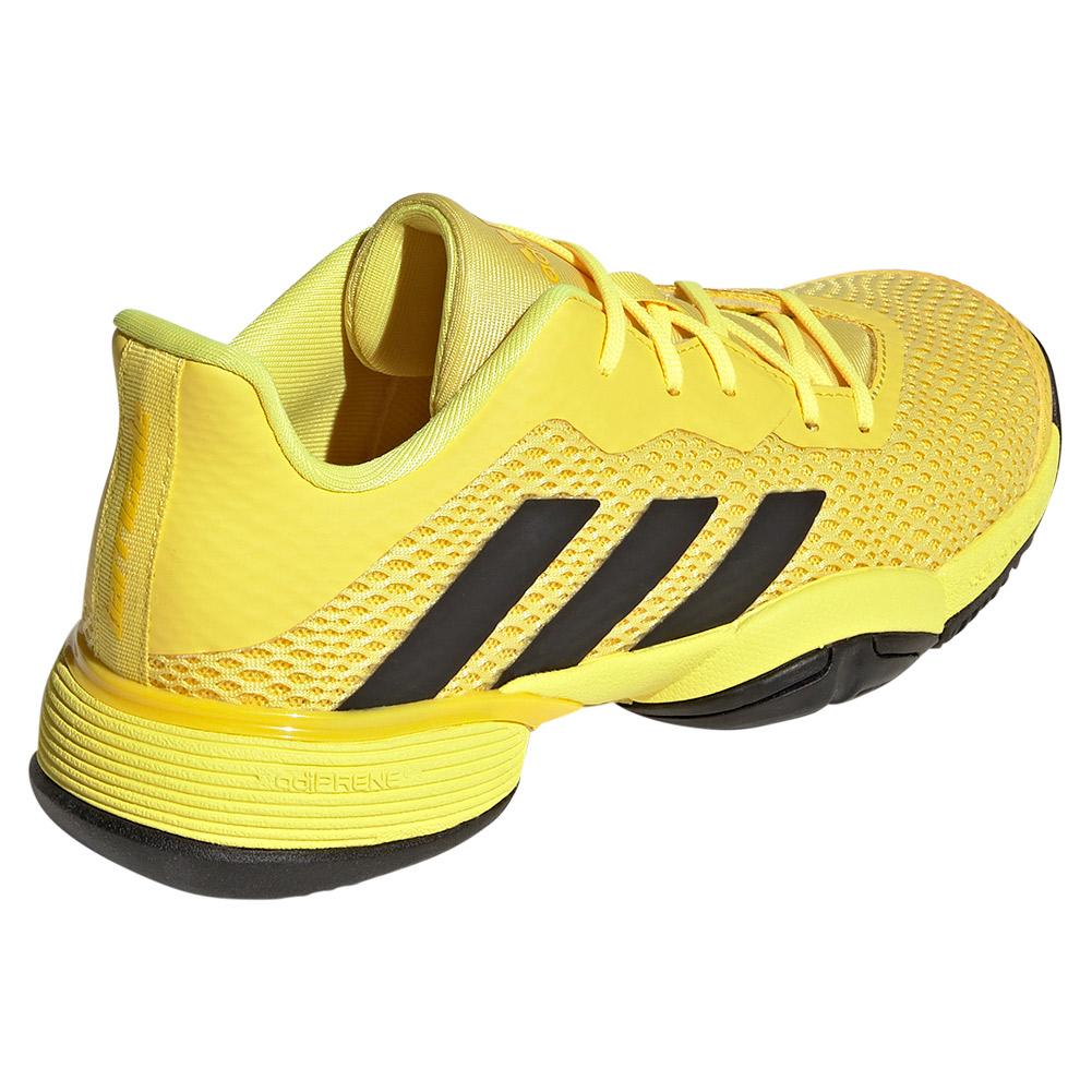 adidas Juniors` Barricade Tennis Shoes Impact and Beam Yellow