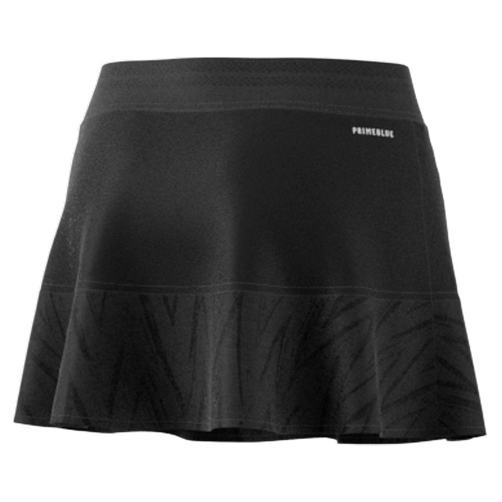 Adidas Women's Primeblue Aeroknit Match 13 Inch Tennis Skort in Black
