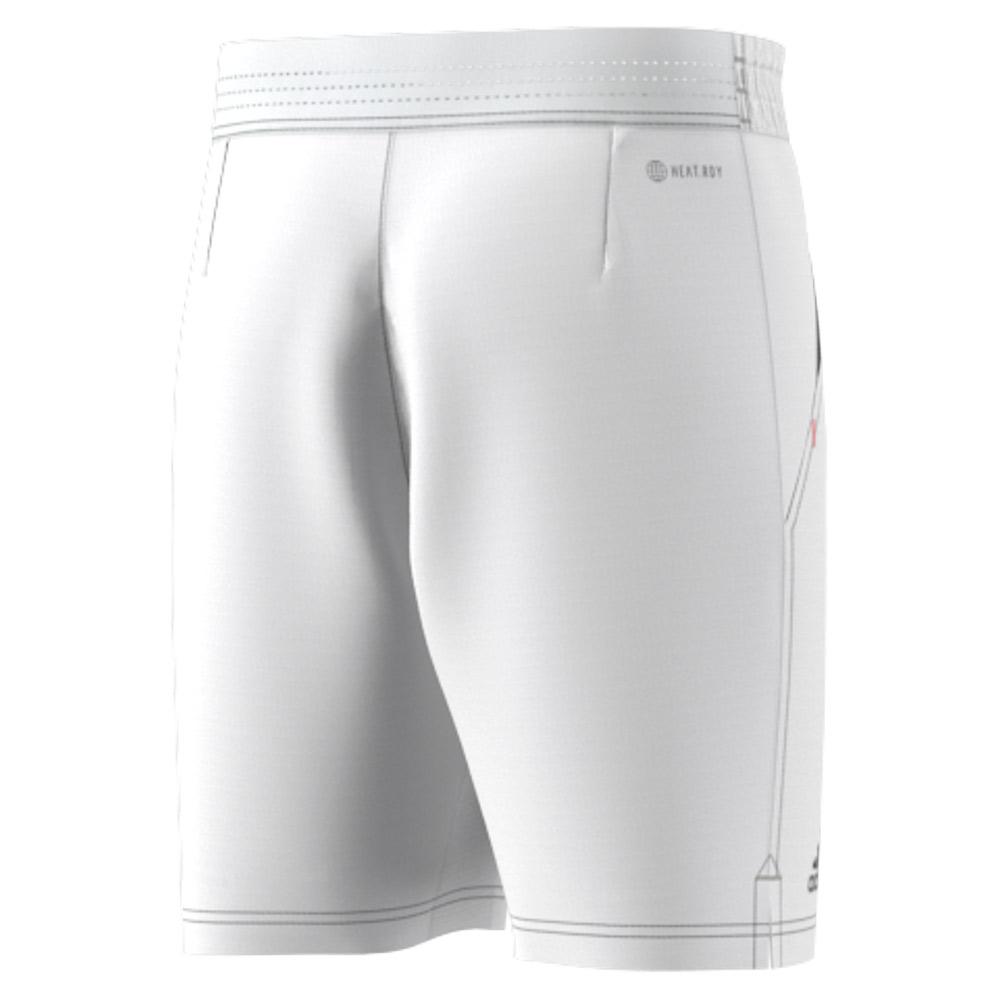 Adidas Men`s Ergo 9 Inch Tennis Short White
