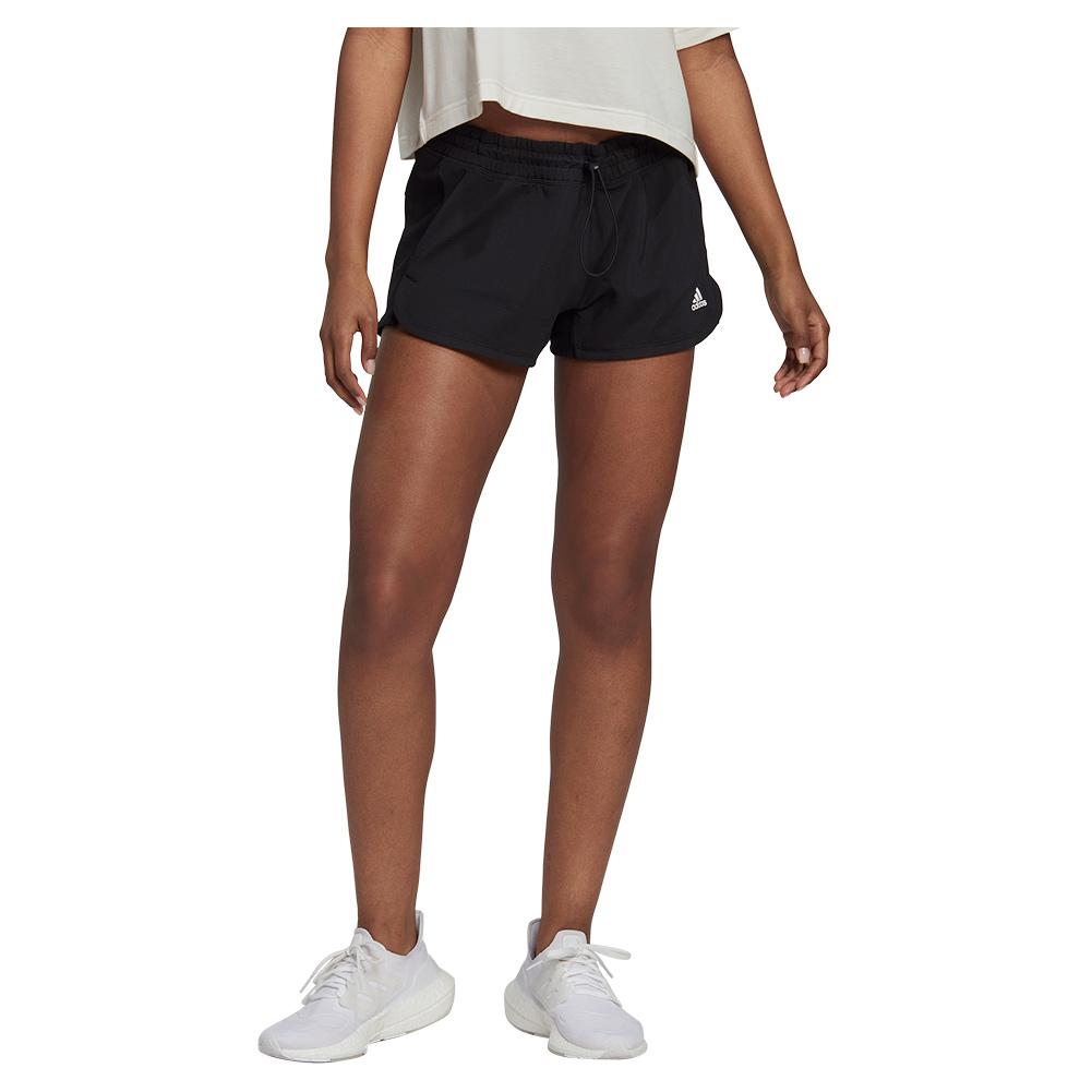 adidas Women`s Pacer Knit Ribbed Short Black