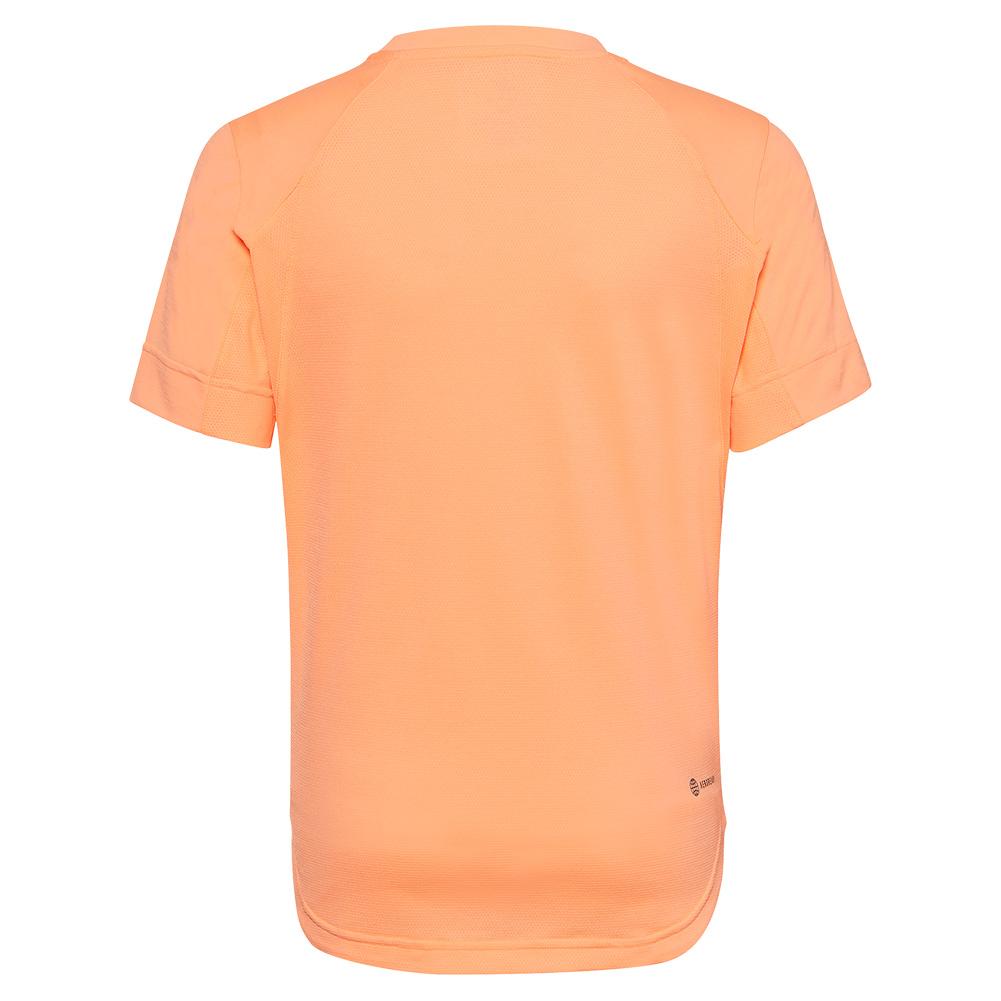 Adidas Boys` New York Freelift Tennis T-Shirt Beam Orange
