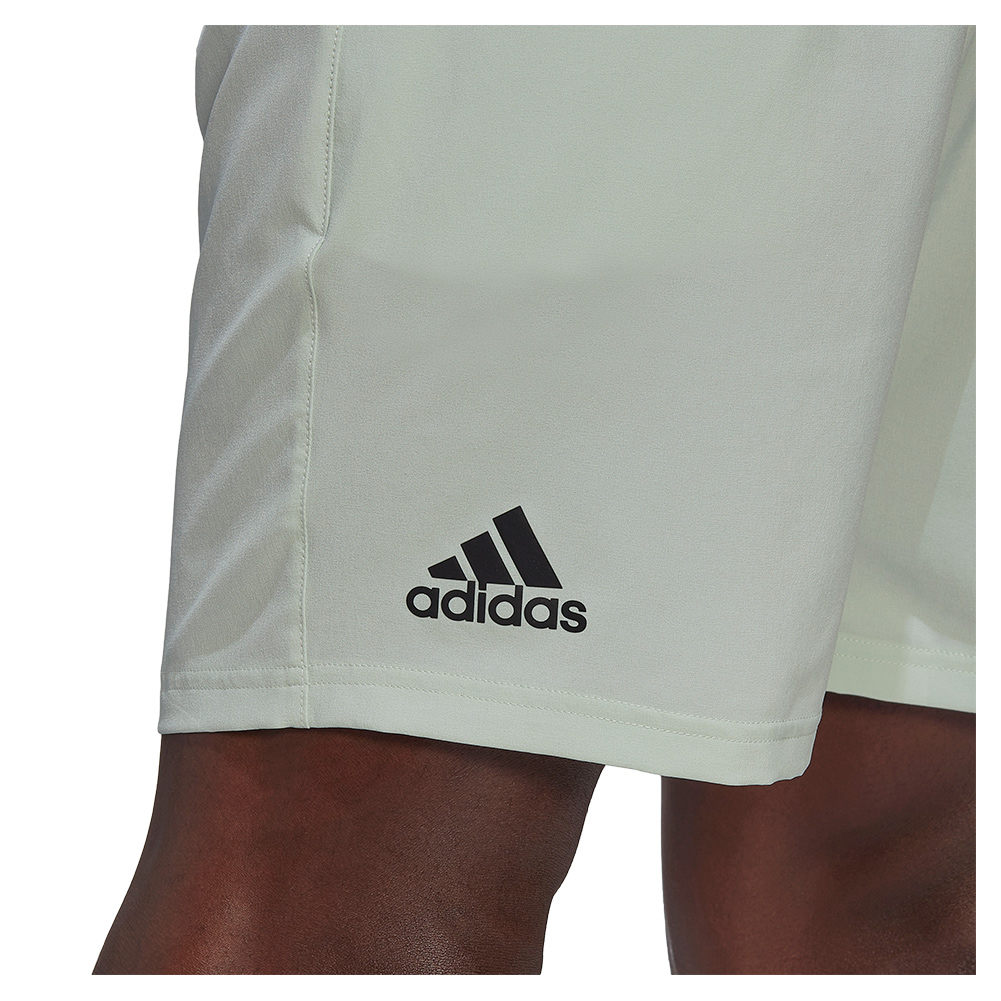 Adidas Men`s Club Stretch Woven 7 Inch Tennis Short Linen Green