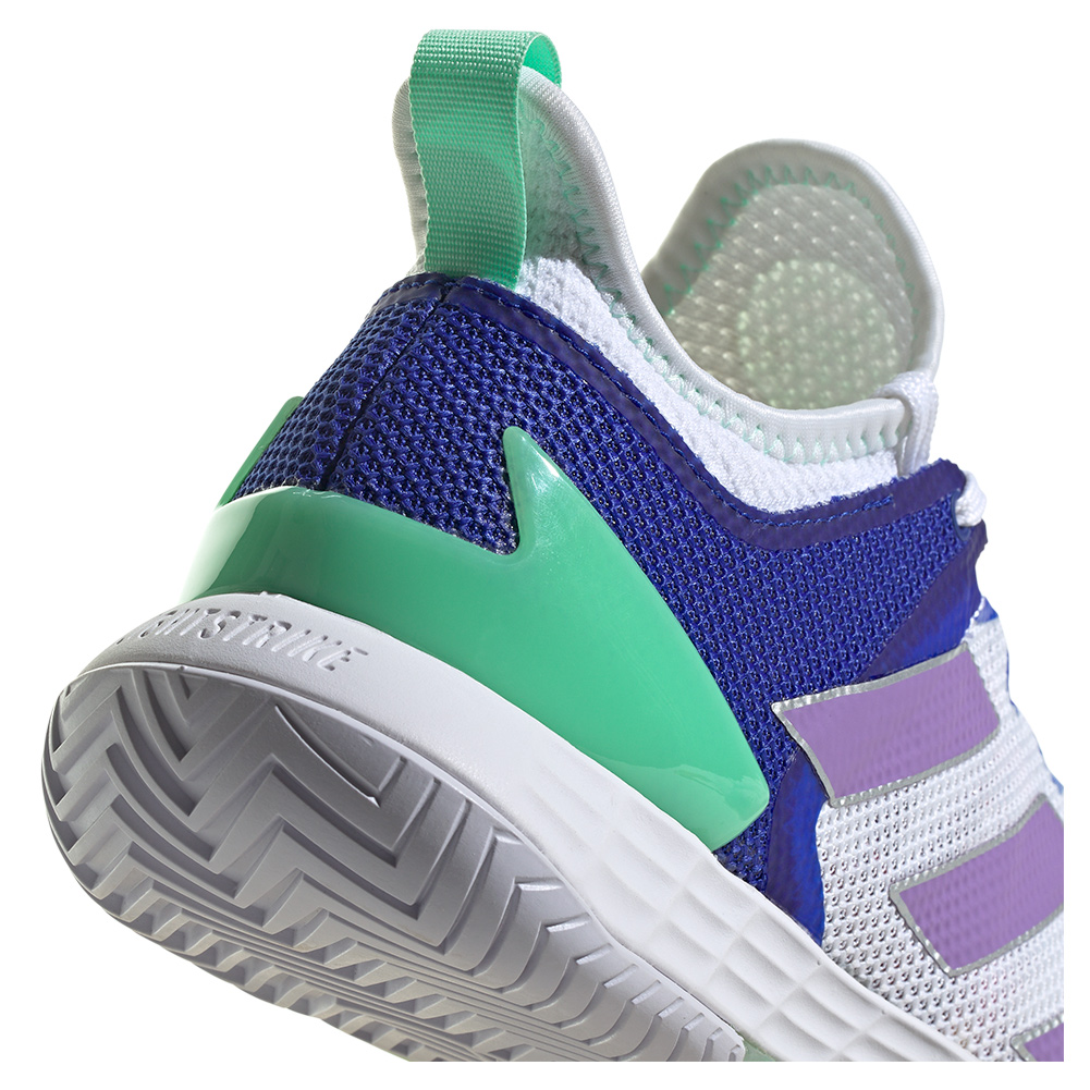 adidas Women`s adizero Ubersonic 4 LanzaT Tennis Shoes Footwear White and  Violet Fusion