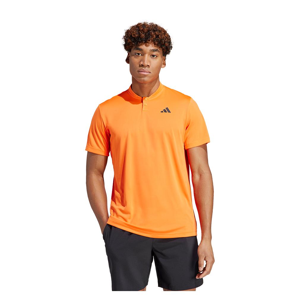 Adidas Men`s Club Henley Tennis Top Impact Orange
