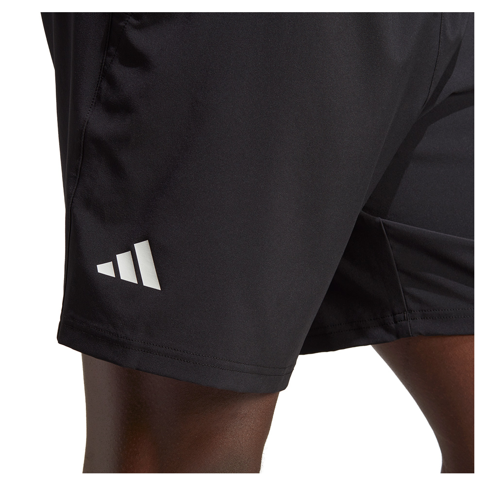adidas Men`s Club Stretch Woven 7 Inch Tennis Shorts Black