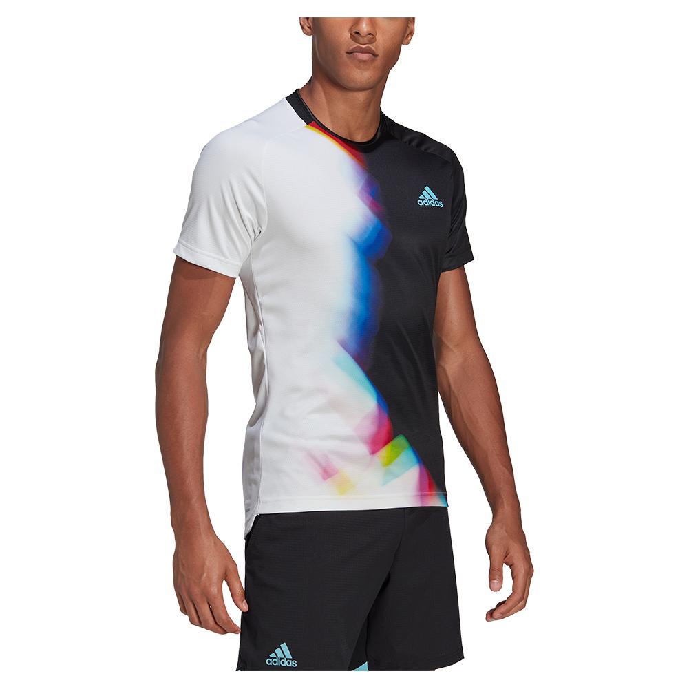 adidas Men`s World Cup Tennis Top White and Black