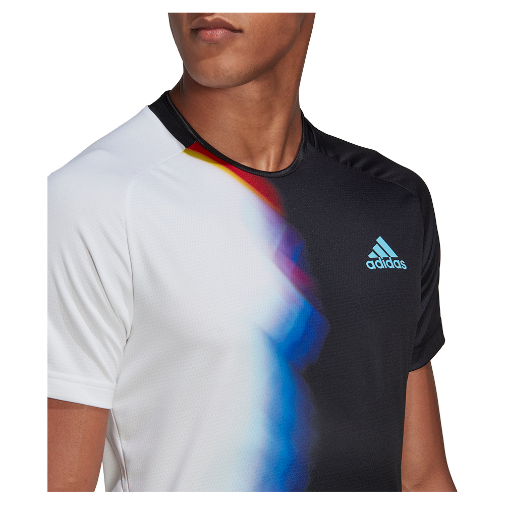 adidas Men`s World Cup Tennis Top White and Black