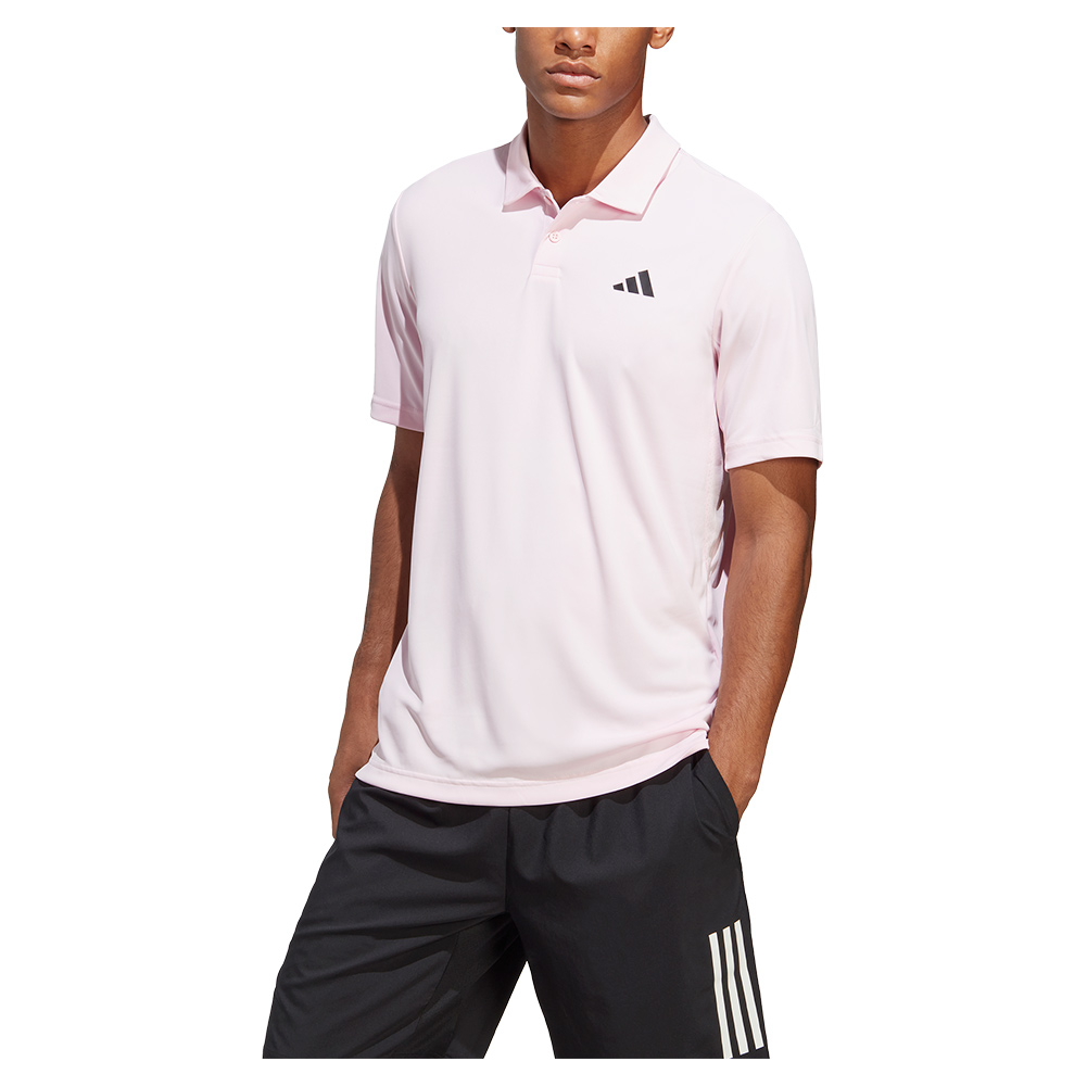 Adidas Men`s Club 3-Stripe Tennis Polo Clear Pink