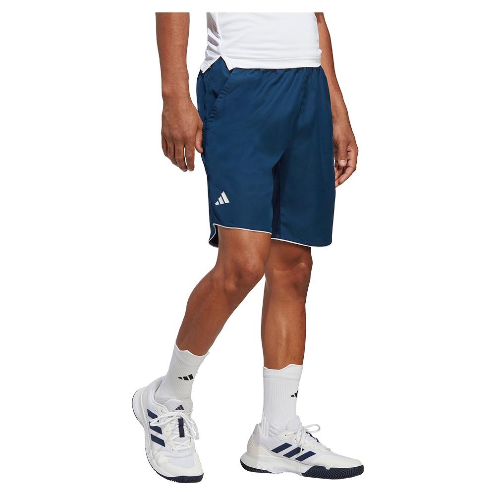 Adidas Men`s Club 9 Inch Tennis Shorts Collegiate Navy