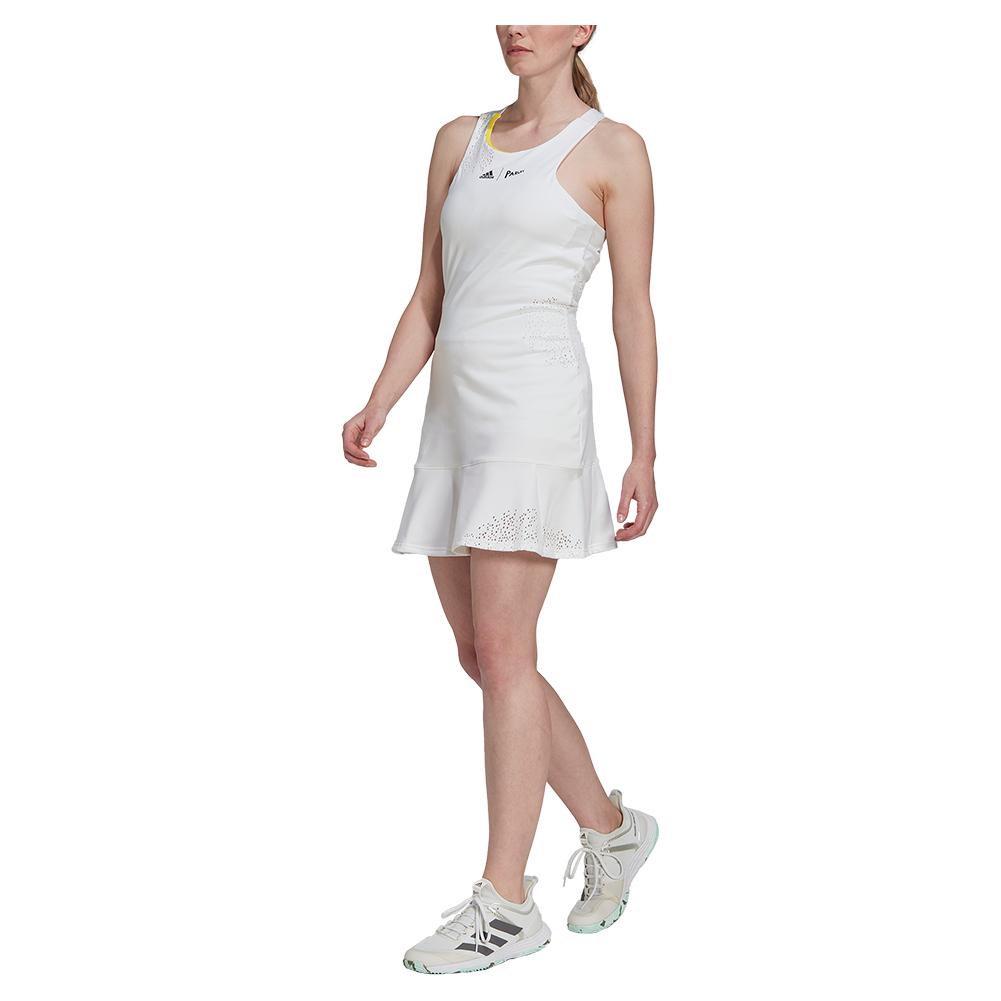 Adidas Women`s London Y-Back Tennis Dress in White