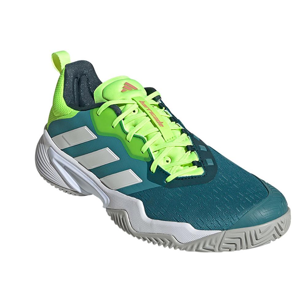 adidas Men`s Barricade Tennis Shoes Core Arctic Fusion and White
