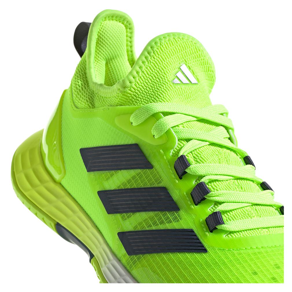 adidas Men`s adizero Ubersonic 4.1 Tennis Shoes Lucid Lemon and Shadow Navy