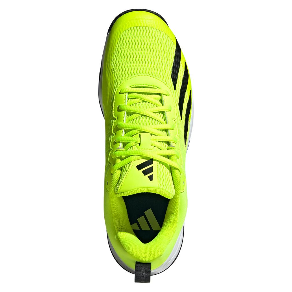 adidas Men`s Courtflash Speed Tennis Shoes Lucid Lemon and White