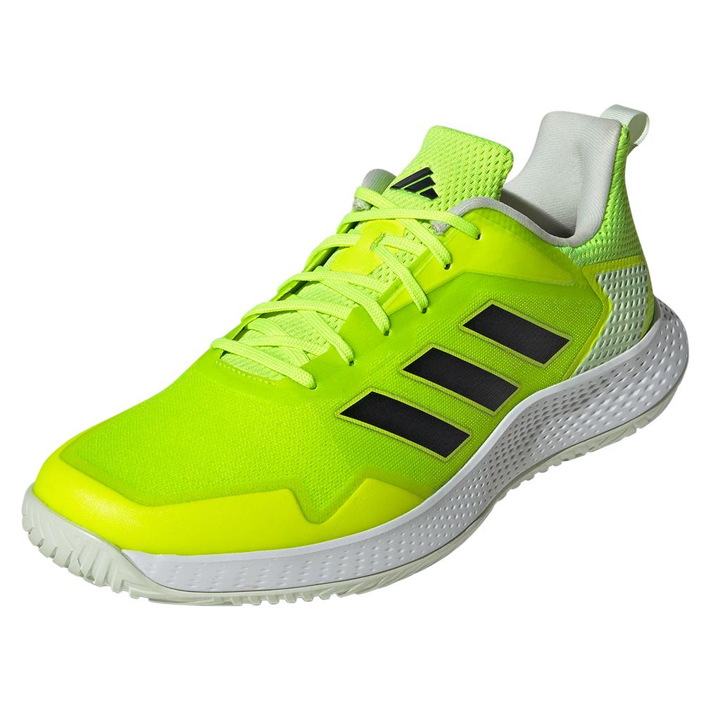 adidas Men`s Defiant Speed Tennis Shoes Lucid Lemon and Black