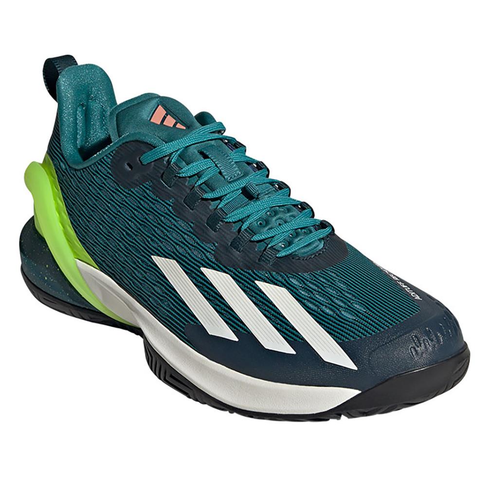 adidas Men`s Adizero Cybersonic Tennis Shoes Arctic Fusion and White