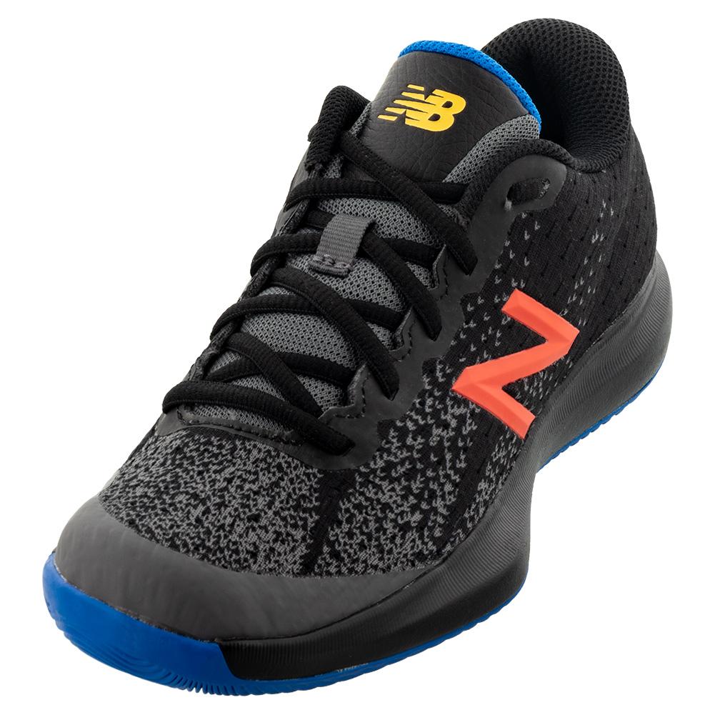 New Balance Juniors` 996v4 Tennis Shoes Black and Grey