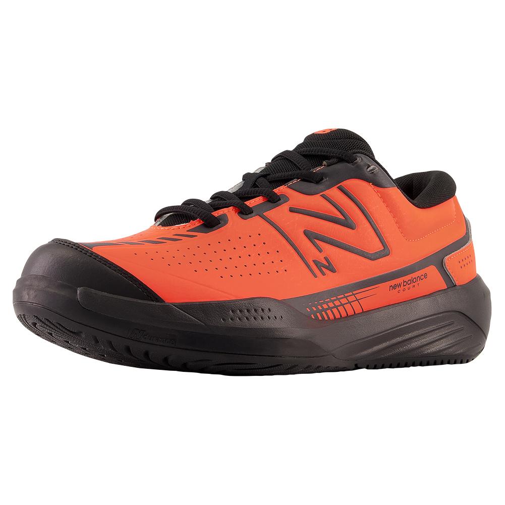 New Balance Men`s 696v5 D Width Tennis Shoes Neon Dragonfly and Black