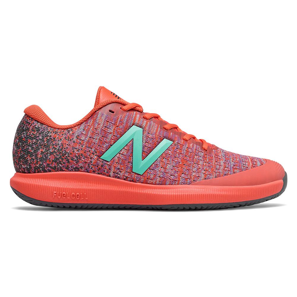 New Balance Men`s Fuelcell 996v4.5 D Width Clay Tennis Shoes Ghost Pepper