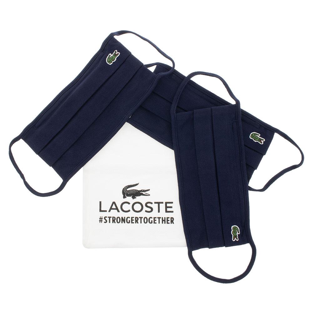 Lacoste Tennis Face Masks Navy Blue (3 Pack)