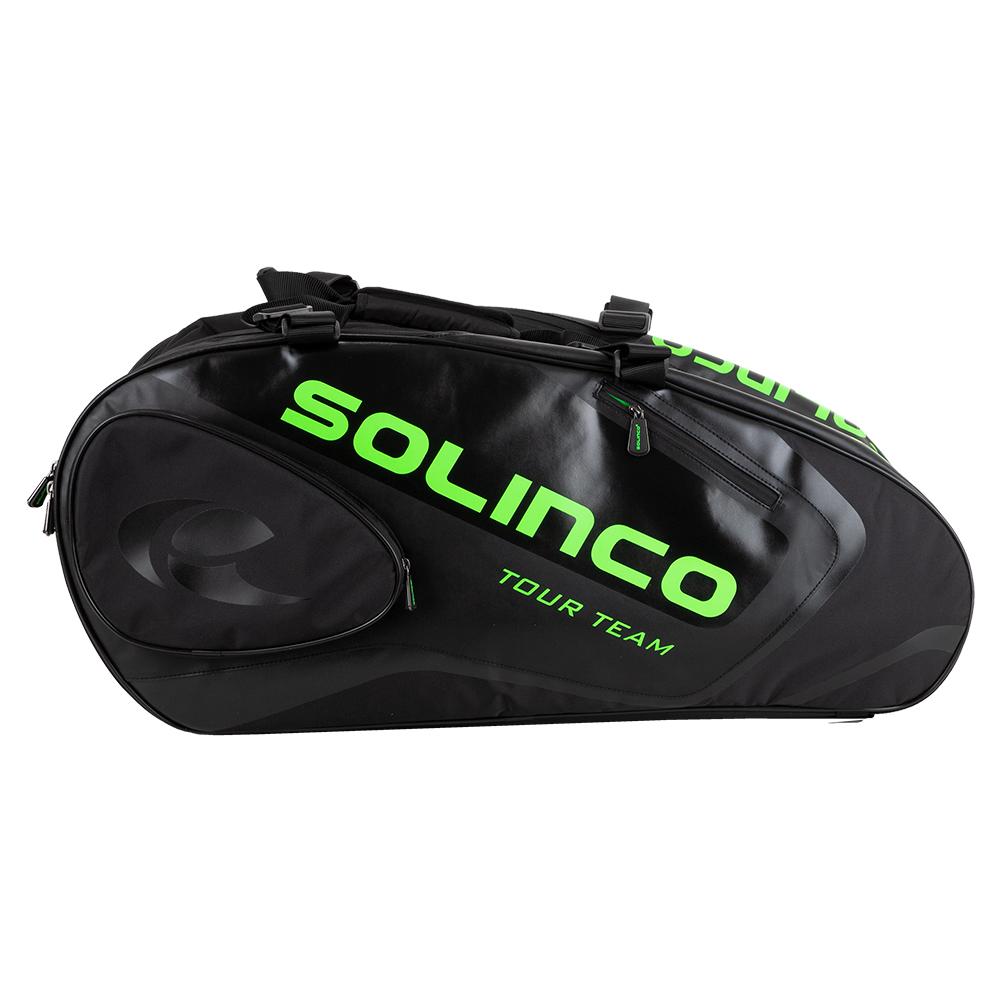 Solinco 15-Pack Tour Team Tennis Racquet Bag Black and Neon Green | Tennis  Express