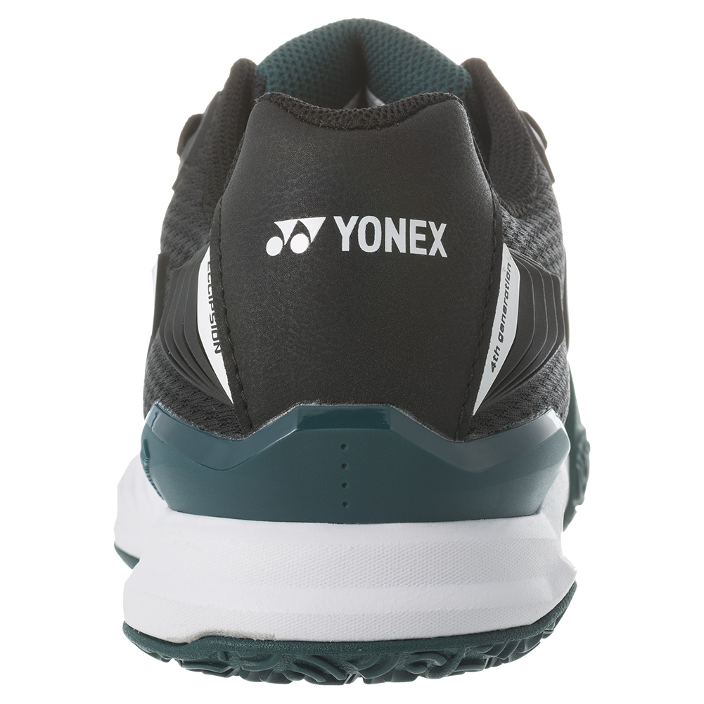 Yonex Men`s Eclipsion 4 Clay Tennis Shoes Black and Green
