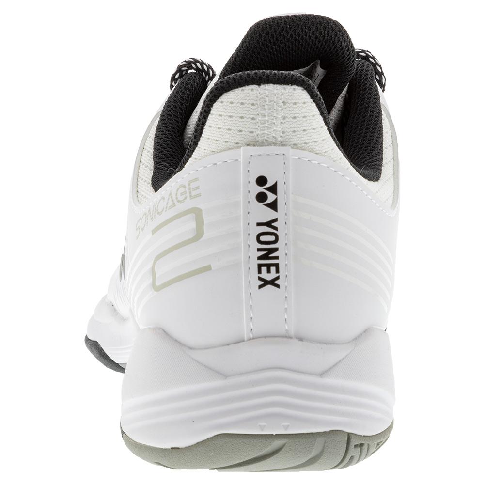 Yonex Unisex SONICAGE 2 WIDE Tennis Shoes White | Tennis Express