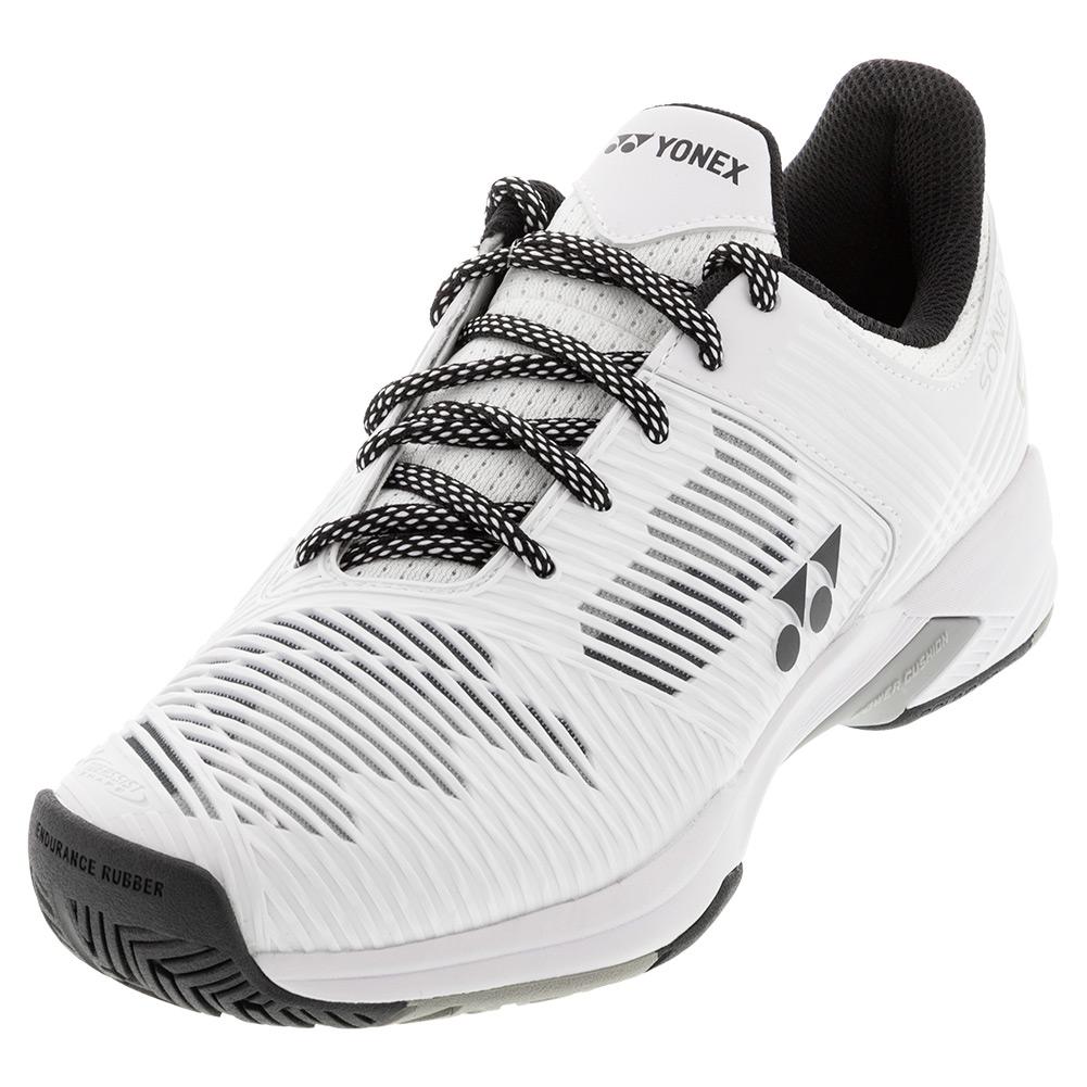 Yonex Unisex SONICAGE 2 WIDE Tennis Shoes White | Tennis Express