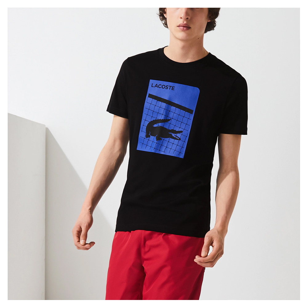 Lacoste Men's Lacoste SPORT 3D Print Breathable T-shirt