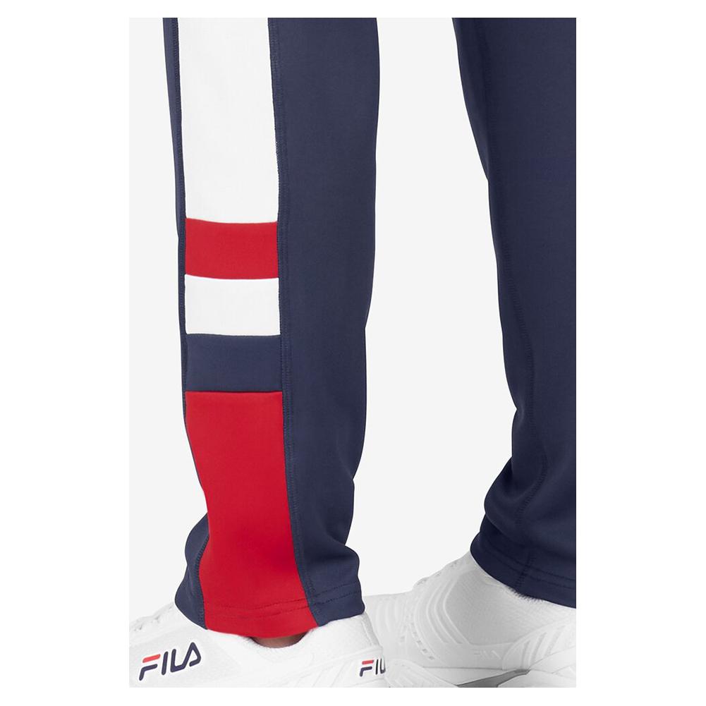 Fila Men`s Heritage Essentials Tennis Pant Navy and White