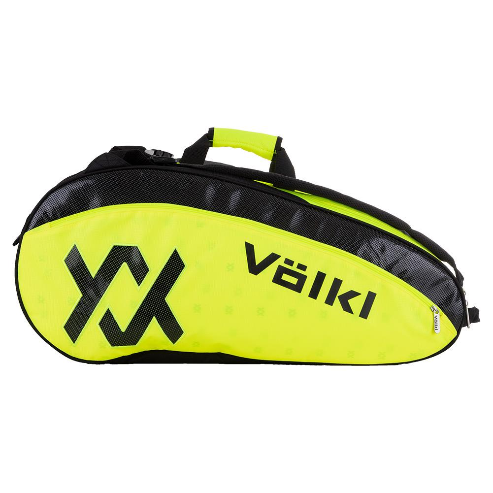 Volkl Tour Combi Tennis Bag Neon Yellow and Black | Tennis Express