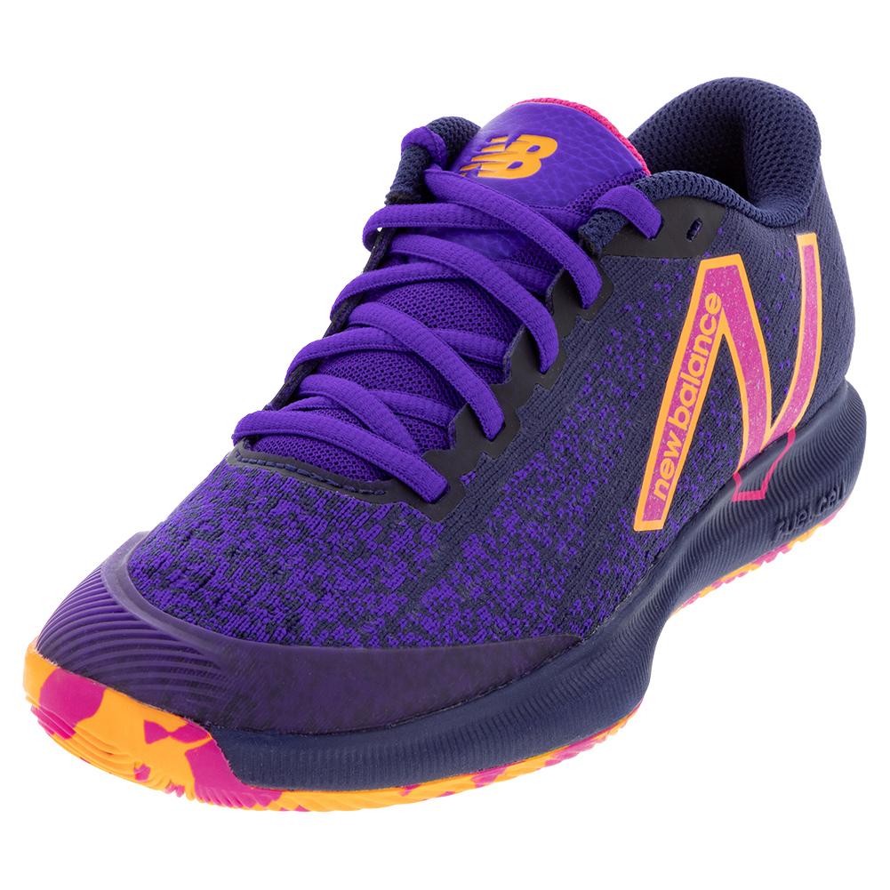 New Balance Women`s FuelCell 996v4.5 B Width Tennis Shoes Black and Deep  Violet | Tennis Express