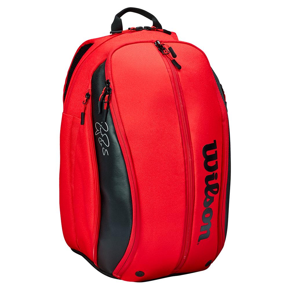 Wilson RF DNA 2020 Tennis Backpack Infrared and Black | Tennis Express