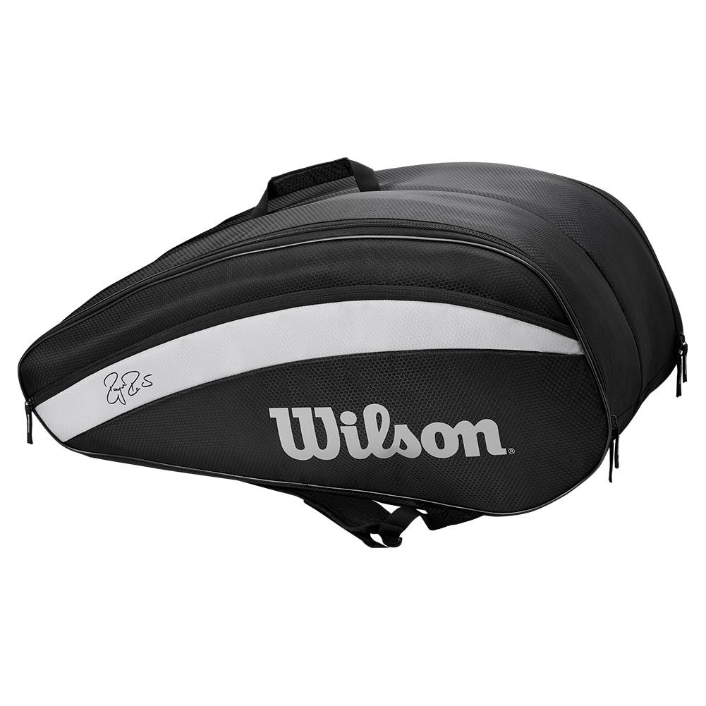 WILSON RF Team 12 Pack Tennis Bag Black